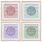 Stupell Industries Personal Affirmations Inspirational 4pc Framed Print Under Glass Set, design by Christine Simpson Art